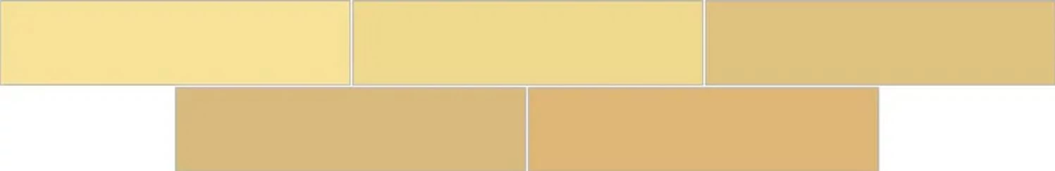 ribesalbes sailing mustard gloss csempe 6x25 cm