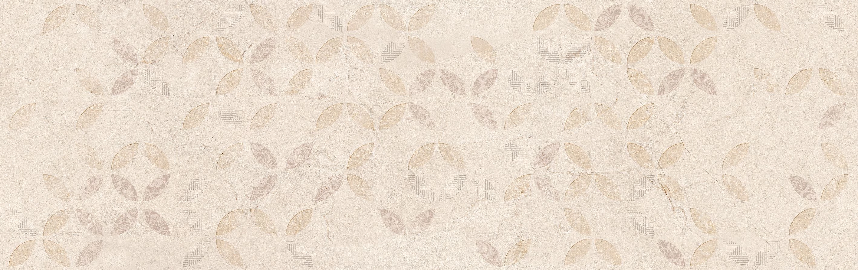 undefasa atena crema natural decorado 315x100 cm