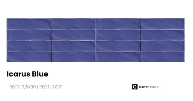 villa icarus blue csempe 7,5x30 cm