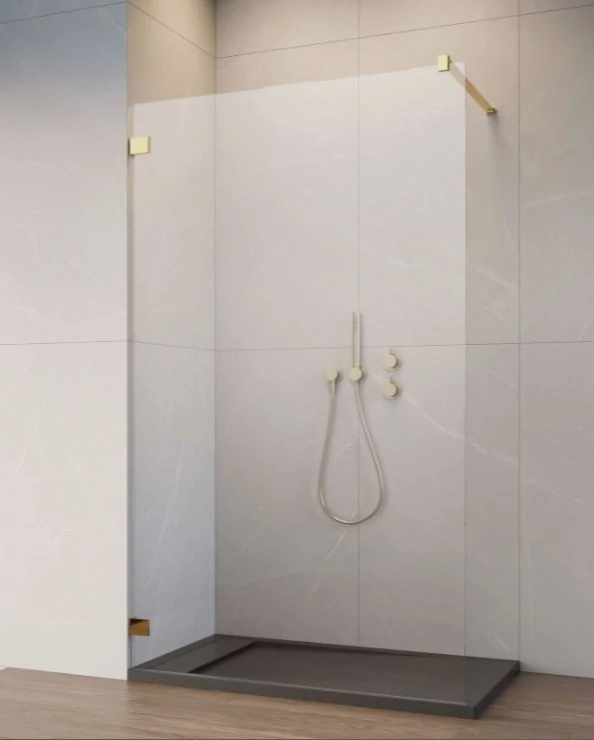 radaway essenza pro gold walk in 60 zuhanyfal, 200x60 cm