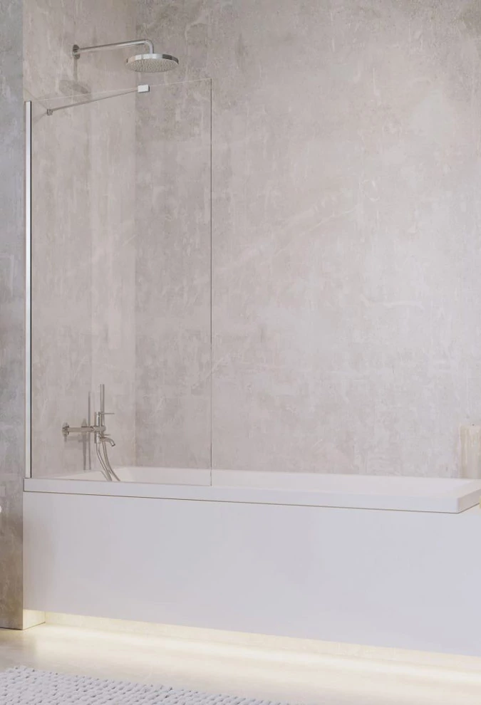 radaway idea PNJ 60 króm kádparaván, 150x60 cm