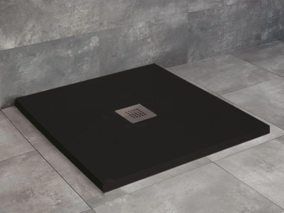 radaway kios c zuhanytálca 90x90 cm, fekete