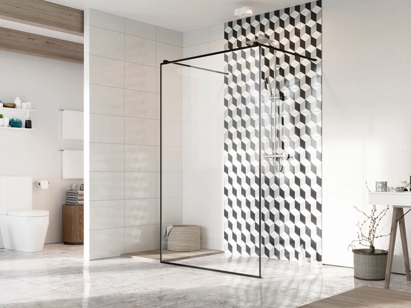radaway modo new black II 85 frame zuhanykabin, 200x85 cm