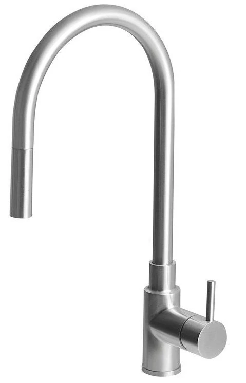 sapho duna mososgató csaptelep kihúzható zuhanbyfejjel inox, 215/237/469 mm, DU015