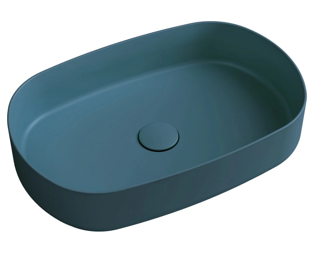 sapho infinity oval kerámiamosdó, 55x36cm, zöld