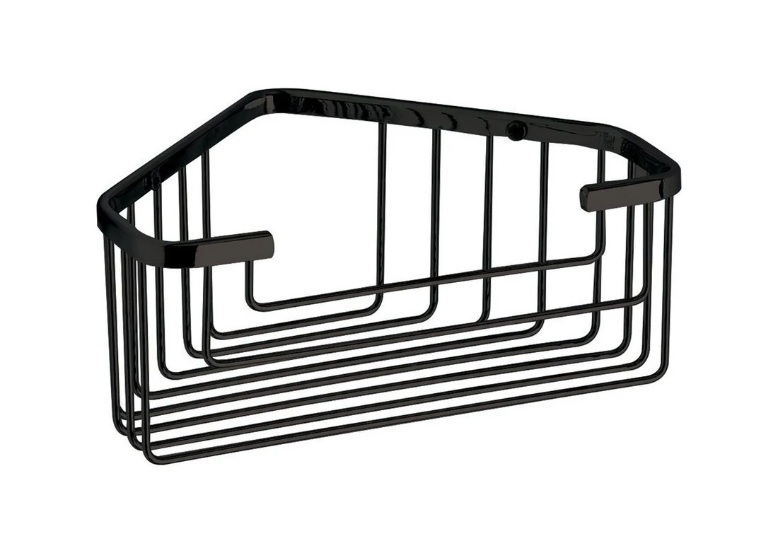 sapho zen sarokpolc 200x80x151 mm fekete, 2483-14
