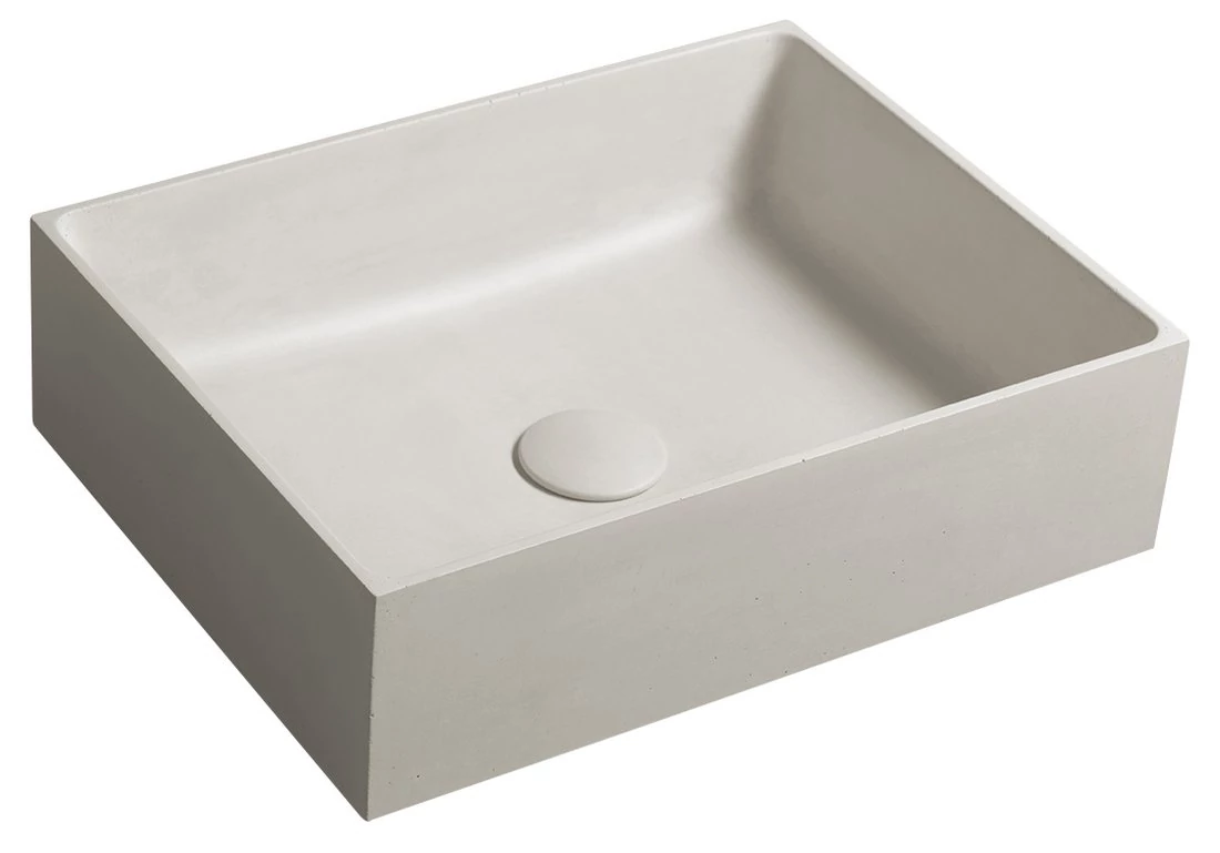 sapho formigo beton mosdó, 47,5x14x36,5cm, homok