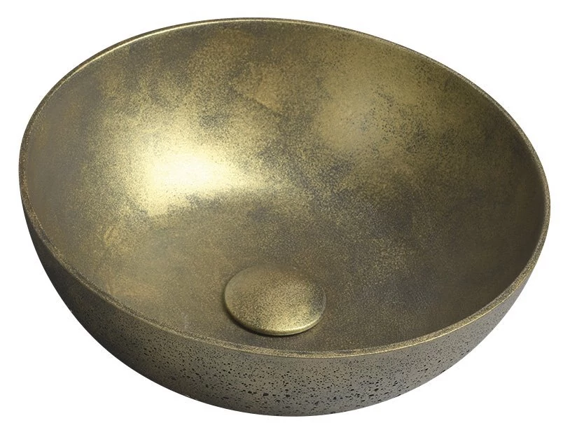 sapho formigo pultra szerelhető mosdó, arany 39x14 cm, FG131