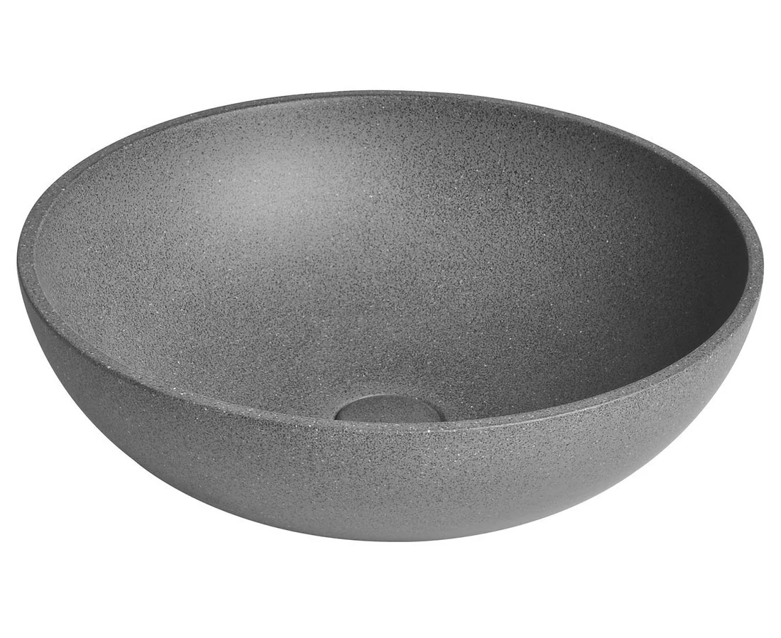 sapho turf beton mosdó, szürke gránit 44x14,5 cm, AR436
