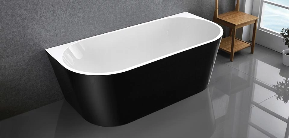 wellis Calabria Black akril térkád 170x80x58