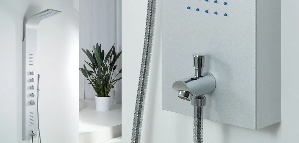 wellis Mariner Silver termosztátos zuhanypanel