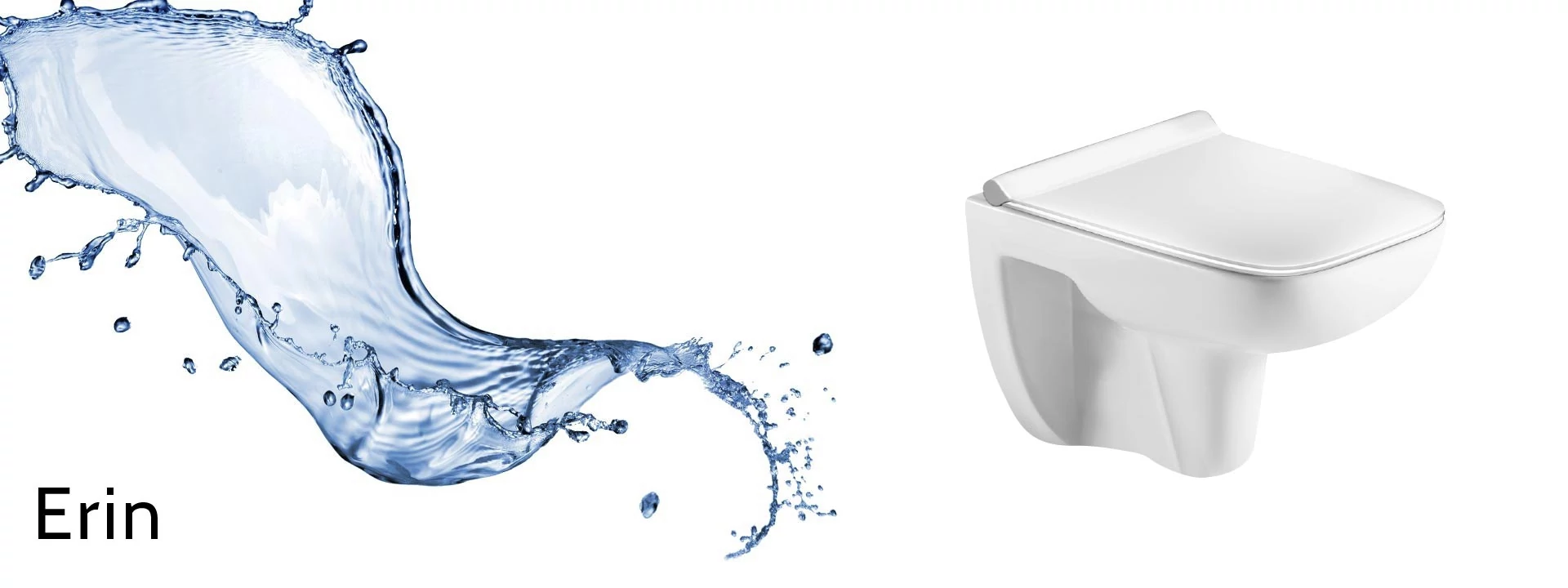 wellis Erin fali Rimless WC