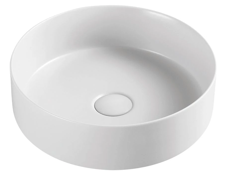 wellis Rose matt fehér pultra építhető porcelán mosdó