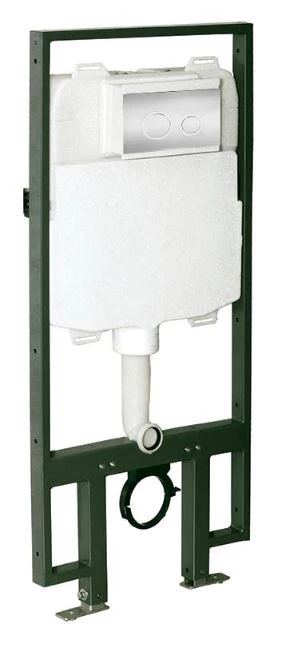wellis Clarice Round WC tartály nyomólappal 50x9x113,8