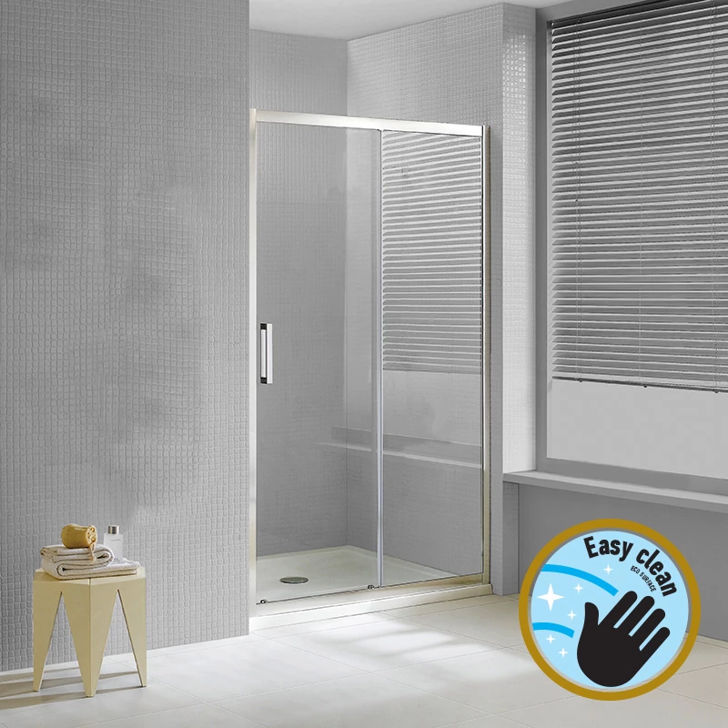 wellis Premier 100 tolóajtós zuhanyajtó, Easy Cleannel