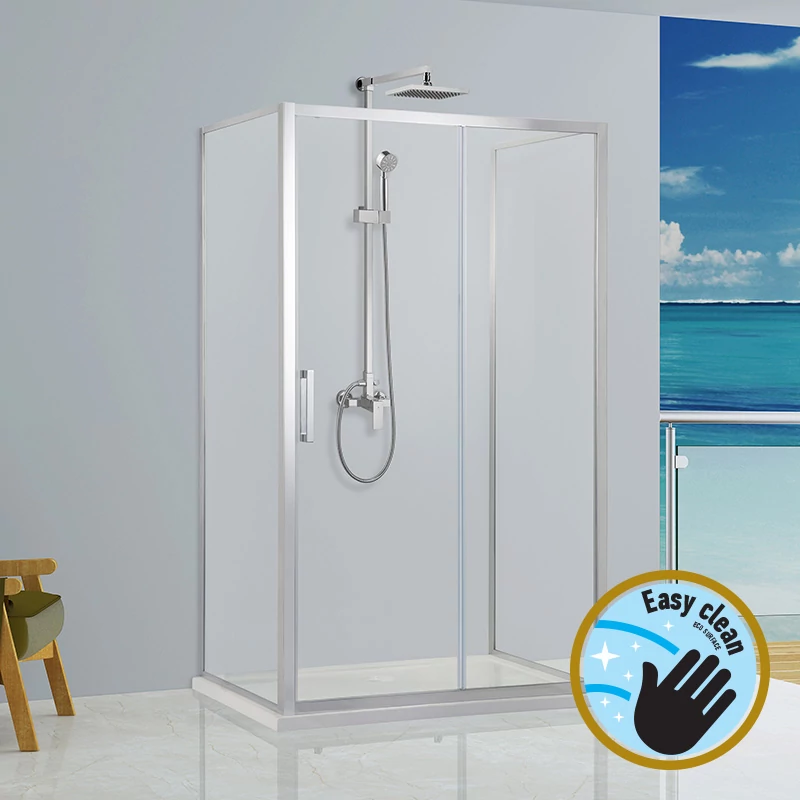 wellis Premier fix oldalfal zuhanyfalhoz 90 cm - Easy Clean bevonattal